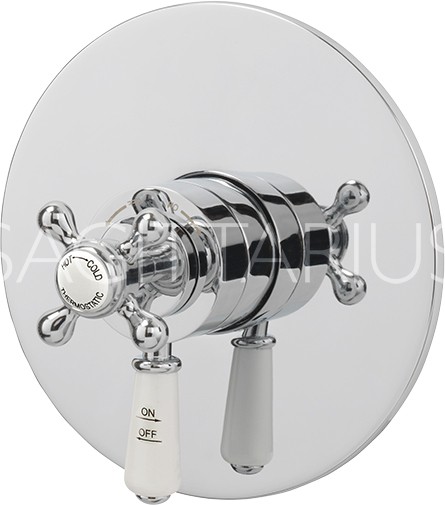 Example image of Sagittarius Kensington Shower Valve With Arm & 130mm Head (Chrome).