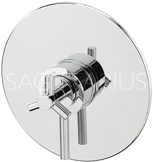 Larger image of Sagittarius Zone Concealed Thermostatic Shower Valve (Chrome).