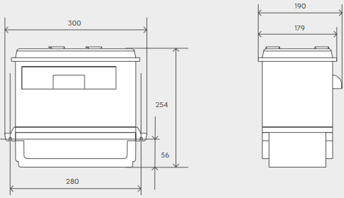 Technical image of Saniflo Sanicondens Best For Disposal Of Acidic Concentrate.