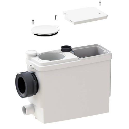 Larger image of Saniflo Sanipack macerator for back to wall or wall hung WC 6052.
