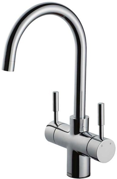 Example image of Smeg Taps 3 in 1 Instant Steaming Hot Water & Cold Water Tap (Chrome).