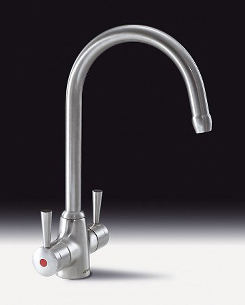Larger image of Smeg Taps Pisa Kitchen Tap With Twin Lever Controls (Chrome).