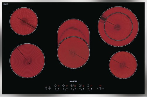 Larger image of Smeg Ceramic Hobs 5 Ring Touch Control Ceramic Hob & Thin Frame. 77cm.