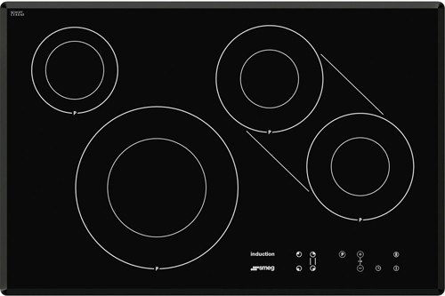 Larger image of Smeg Induction Hobs 4 Ring Induction Hob With Angled Edge. 77cm.