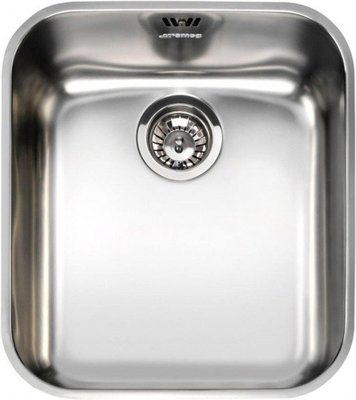 Larger image of Smeg Sinks Alba Undermount Kitchen Sink 340x400mm (S Steel).