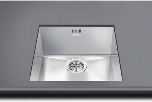 Larger image of Smeg Sinks Mira Undermount Kitchen Sink 340x400mm (S Steel).