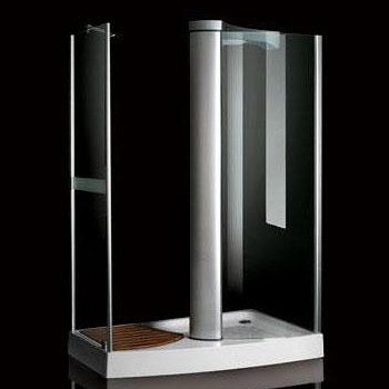 Larger image of Hydra Complete Walk In Shower Enclosure Set. 1400x950mm (Left Hand).