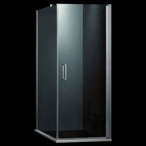Larger image of Hydra Square Shower Enclosure With 8mm Glass & Hinged Door. 900x900mm.