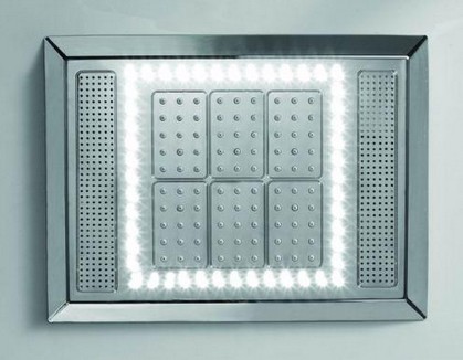 Example image of Hydra Quadrant Steam Shower Enclosure With LED Lighting. 950x950mm.