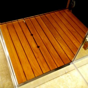 Example image of Hydra Rectangular Steam Shower Enclosure (Teak, Right Handed). 1000x800.
