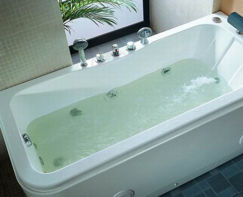 Example image of Hydra Pro Deluxe Whirlpool Bath wth TV.  Left Hand. 1690x800mm.
