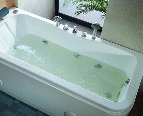 Example image of Hydra Pro Deluxe Whirlpool Bath wth TV.  Right Hand. 1690x800mm.