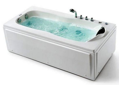 Larger image of Hydra Corner whirlpool Bath With Bath Panels. 1710x830 (Left Handed).