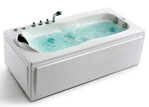 Larger image of Hydra Corner whirlpool Bath With Bath Panels. 1710x830 (Right Handed).
