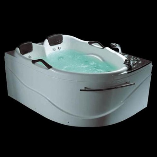 Larger image of Hydra Corner Whirlpool Bath With Bath Panel. 1730x1260 (Right Handed).