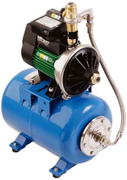 Larger image of Stuart Turner Pressure Set Single Flow Pump With Tank (+/- Head. 3.2 Bar).