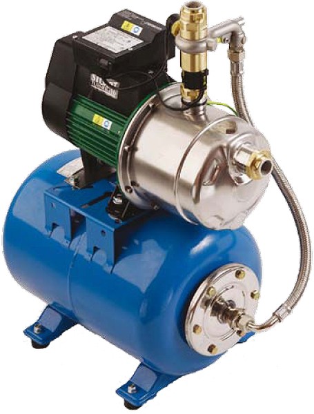 Larger image of Stuart Turner Pressure Set Single Flow Pump With Tank (+/- Head. 4.7 Bar).