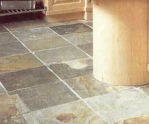 Example image of Natural Stone 2m Riven Slate Tropical 300x300x8-13mm