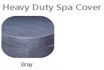 Example image of Hot Tub White Mercury Hot Tub (Black Cabinet & Gray Cover).