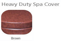 Example image of Hot Tub White Mercury Hot Tub (Black Cabinet & Brown Cover).