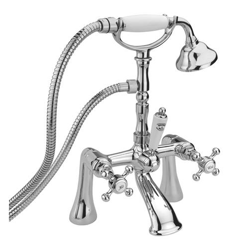 Larger image of Tre Mercati Allora Bath Shower Mixer Tap & Kit (Chrome).