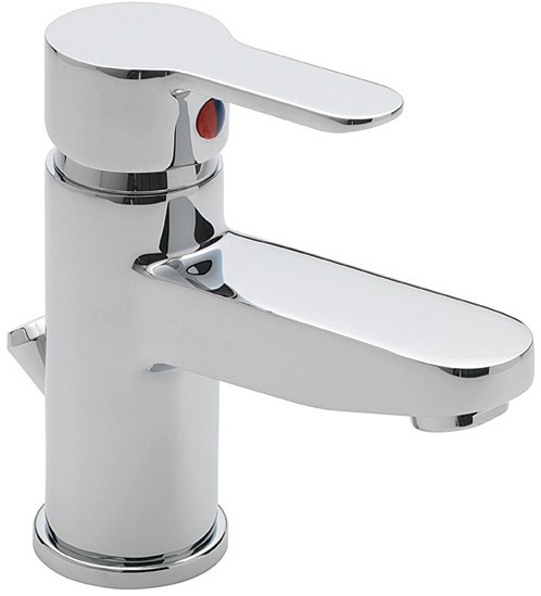 Larger image of Tre Mercati Lollipop Mono Basin Mixer Tap With Pop Up Waste (Chrome).