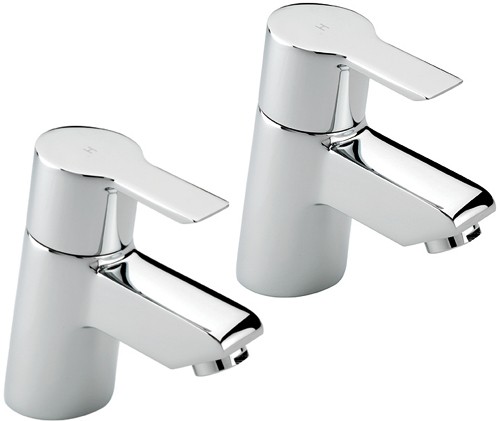 Larger image of Tre Mercati Angle Bath Taps (Chrome).