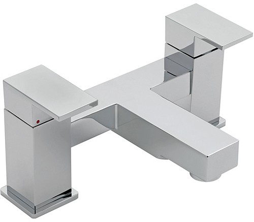 Larger image of Tre Mercati Edge Bath Filler Tap (Chrome).