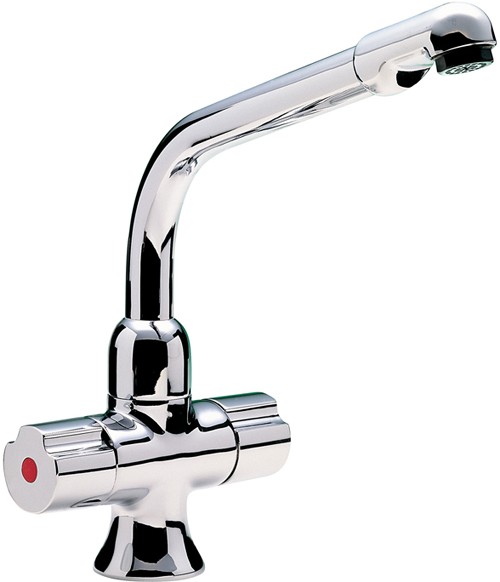 Larger image of Tre Mercati Kitchen Bristol Dual Flow Kitchen Tap (Chrome).