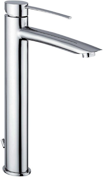 Larger image of Tre Mercati Bella Extended Mono Basin Mixer Tap (Chrome).