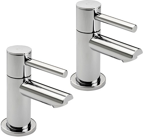 Larger image of Tre Mercati Poppy Bath Taps (Chrome).