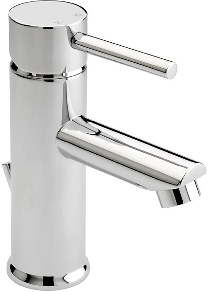 Larger image of Tre Mercati Poppy Mono Basin Mixer Tap With Pop Up Waste (Chrome).