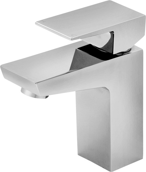 Larger image of Tre Mercati Wilde Mono Basin Mixer Tap With Click Clack Waste (Chrome).