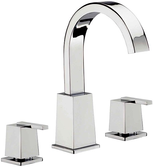 Larger image of Tre Mercati Mr Darcy 3 Tap Hole Bath Filler Tap (Chrome).