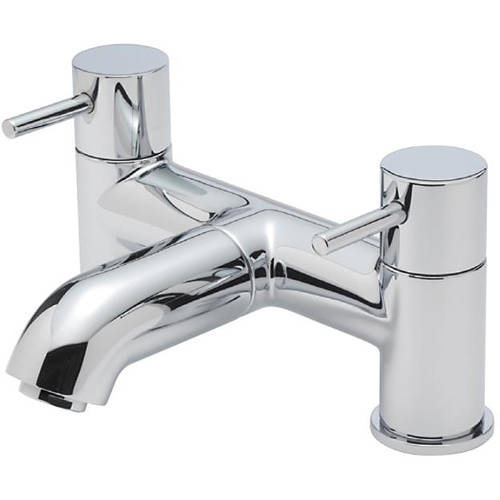 Larger image of Tre Mercati Milan Pillar Bath Filler Tap (Chrome).