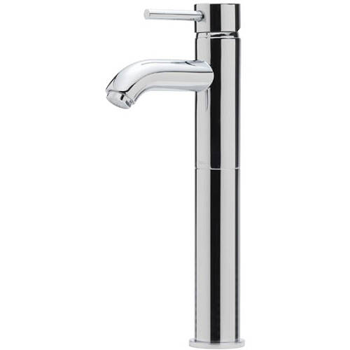 Larger image of Tre Mercati Milan Extended Basin Mixer Tap (Chrome).