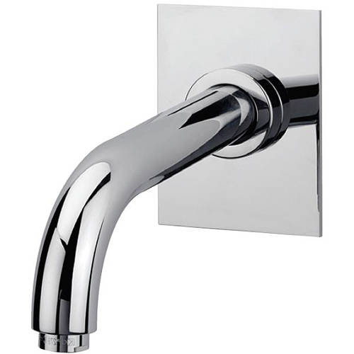 Larger image of Tre Mercati Milan Wall Mounted Bath Spout (Chrome).