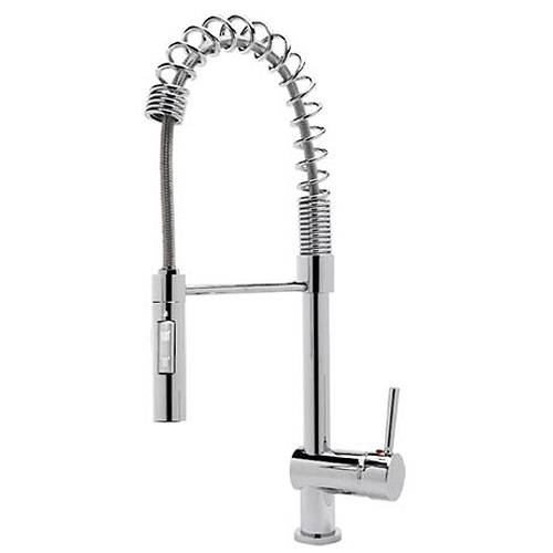 Larger image of Tre Mercati Kitchen Boi-ing Kitchen Tap With Flexible Spray (Chrome).