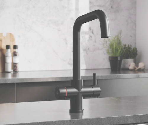 Example image of Tre Mercati Boiling Taps 4-In-1 Boiling, Drinking, Hot & Cold Water Tap (M Black).