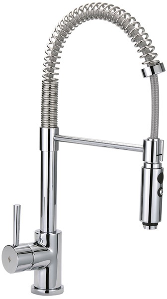 Example image of Tre Mercati Kitchen Cappuccino Kitchen Tap With Flexible Spray.