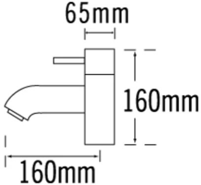 Technical image of Tre Mercati Milan Mono Basin & Mono Bath Filler Tap Pack (Chrome).