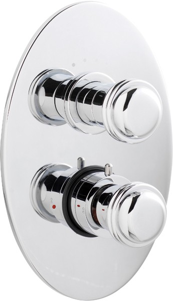 Larger image of Ultra Line Twin concealed thermostatic shower valve
