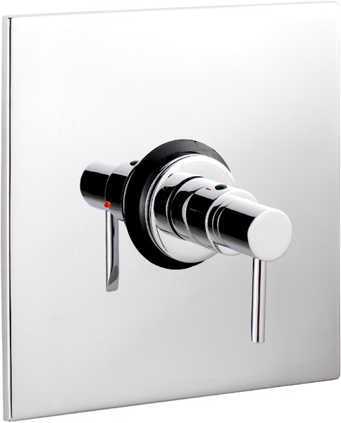 Larger image of Ultra Pixi Lever 1/2" Concealed Thermostatic Sequential Shower Valve.