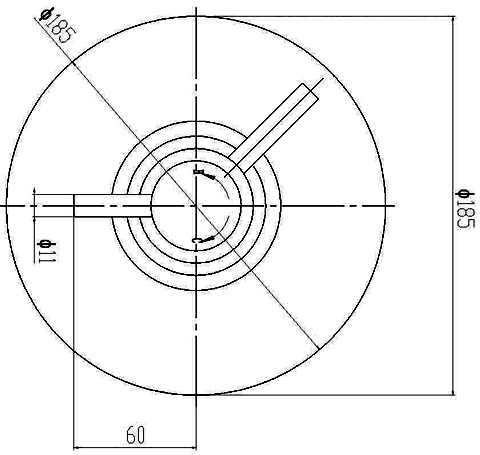 Technical image of Thermostatic Spirit Dual Concealed Shower Valve, Thermostatic.