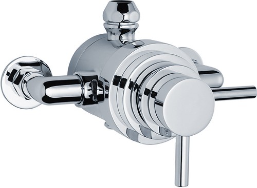 Larger image of Thermostatic Spirit Dual Exposed Shower Valve, Thermostatic.