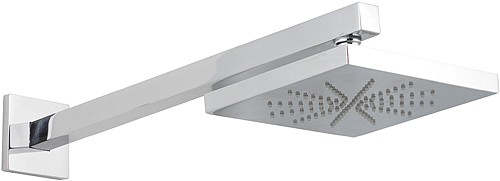 Larger image of Component Minimalist Square Fixed Shower Head And Arm 150mm x 150mm.
