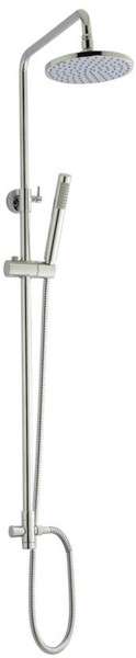 Larger image of Hudson Reed Showers Pro I Rigid Riser Kit With Diverter (Chrome).