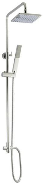 Larger image of Hudson Reed Showers Pro II Rigid Riser Kit With Diverter (Chrome).