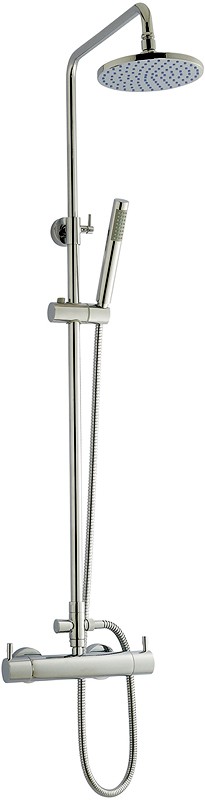 Larger image of Hudson Reed Bar Shower Thermostatic Bar Shower Valve, Adjustable Riser Set.