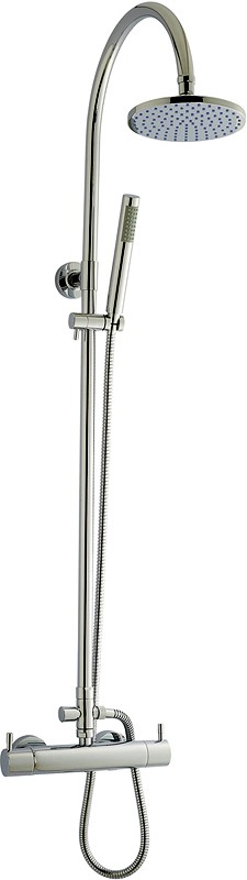 Larger image of Hudson Reed Bar Shower Thermostatic Bar Shower Valve & Eternity Riser Set.